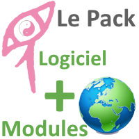 Le Pack Logiciel/Software Pack + Pays/Countries Pack Version 4